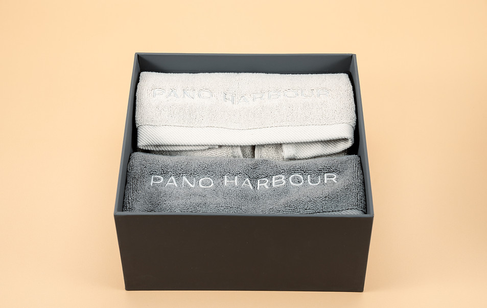澐璟 PANO HARBOUR 樓盤禮品 毛巾套裝, 拖鞋, USB, 匙扣, 毛氈袋, WELCOME 咭, 紙文件夾2742.jpg